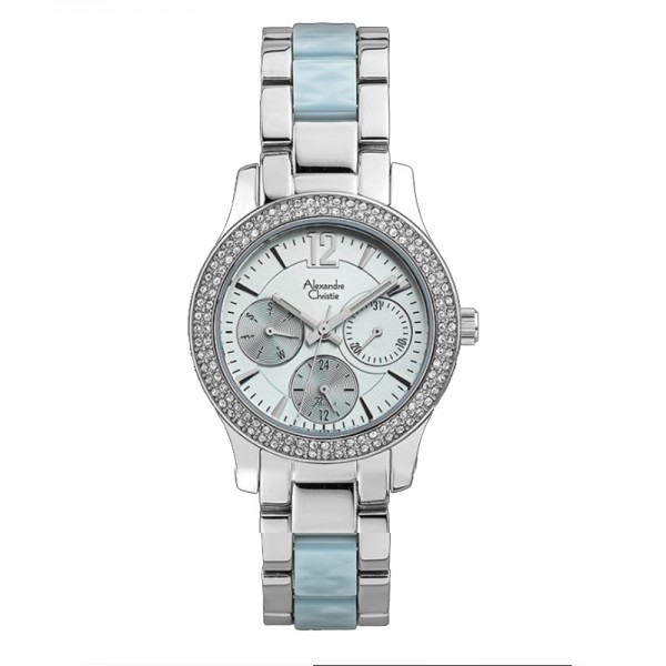 Alexandre Christie AC 2463 BFBSSLB Silver Light Blue